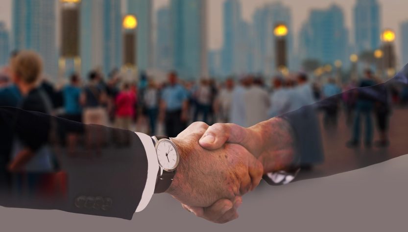 Handshake, shaking hands, men's suit — How to Stand Out in the Competitive Field of Construction Foreman Jobs